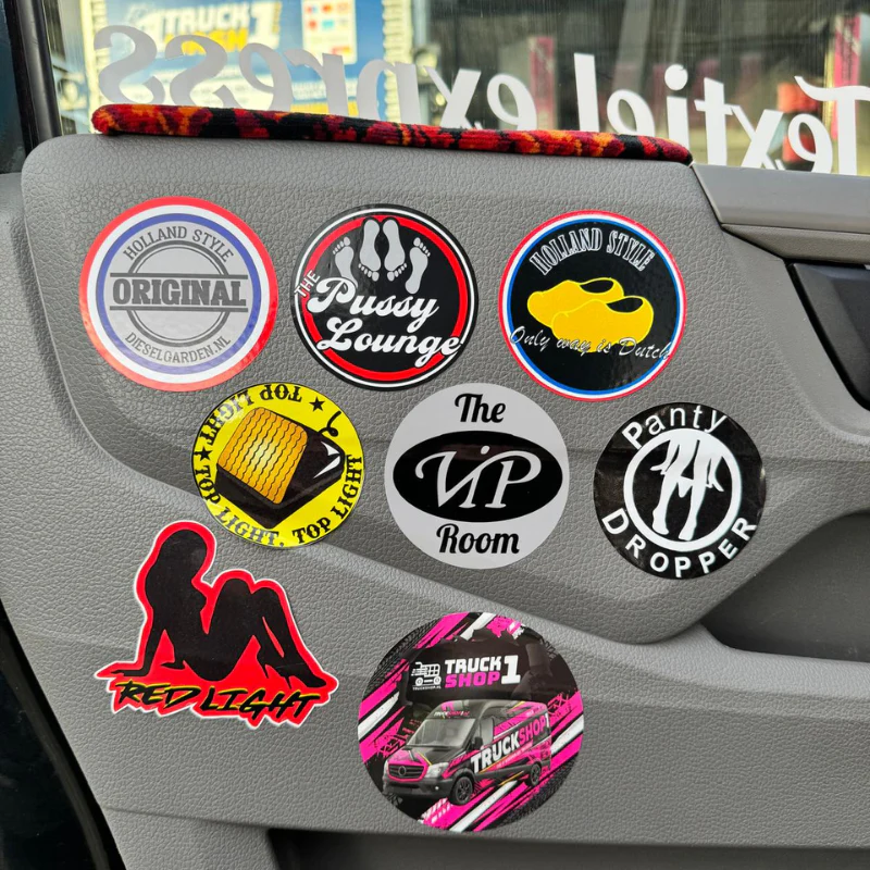 Deur Sticker Set van 2 – Truck Deur & Deurtrede Stickers (Verschillende Varianten) - Image 2