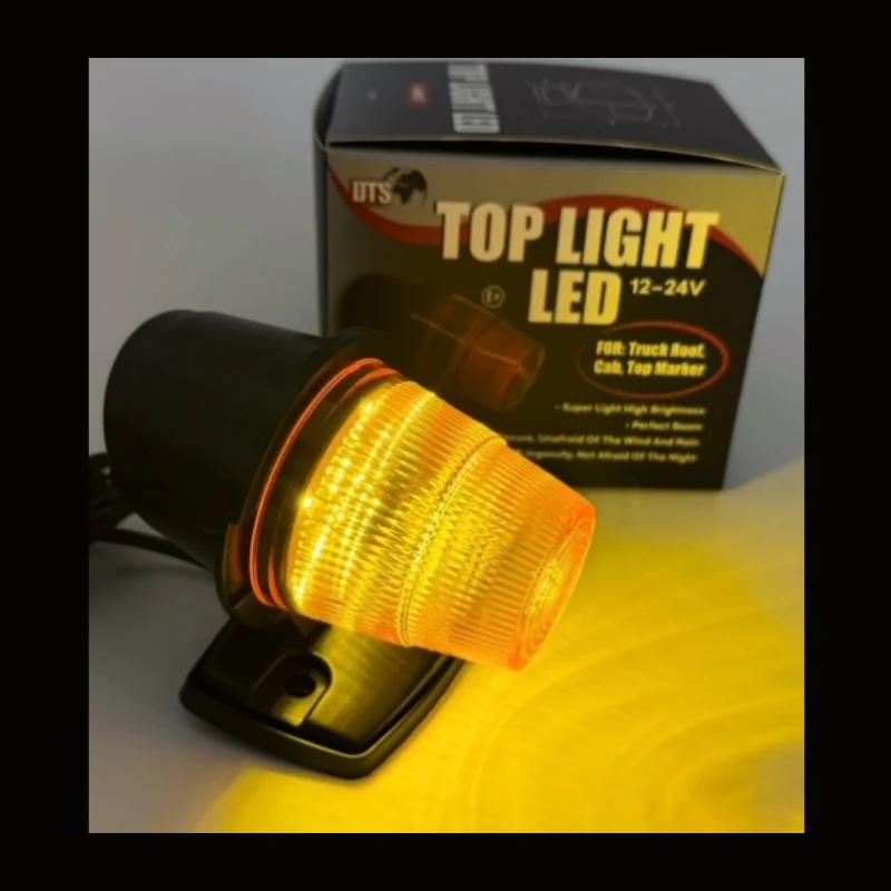 LED Toplight Oranje 10–32V – Amber Marker Verlichting - Image 2