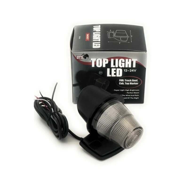 LED Toplight Smokey/Wit Glas Dual Color 10–32V – Marker Verlichting Amber/Wit - Image 3