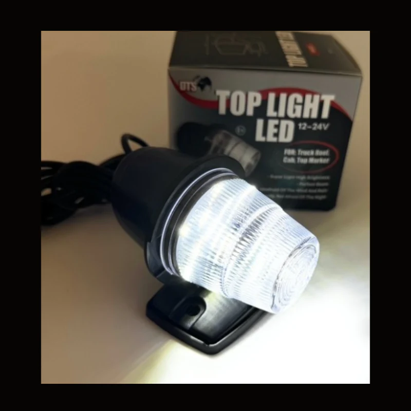 LED Toplight Wit Glas Dual Color 10–32V – Marker Verlichting Amber/Wit - Image 2