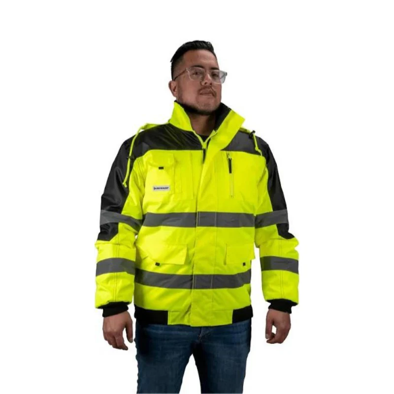 Dunlop Veiligheidsjas – Reflecterende Werkjas voor Truckers | Verkrijgbaar in Meerdere Maten - Image 2
