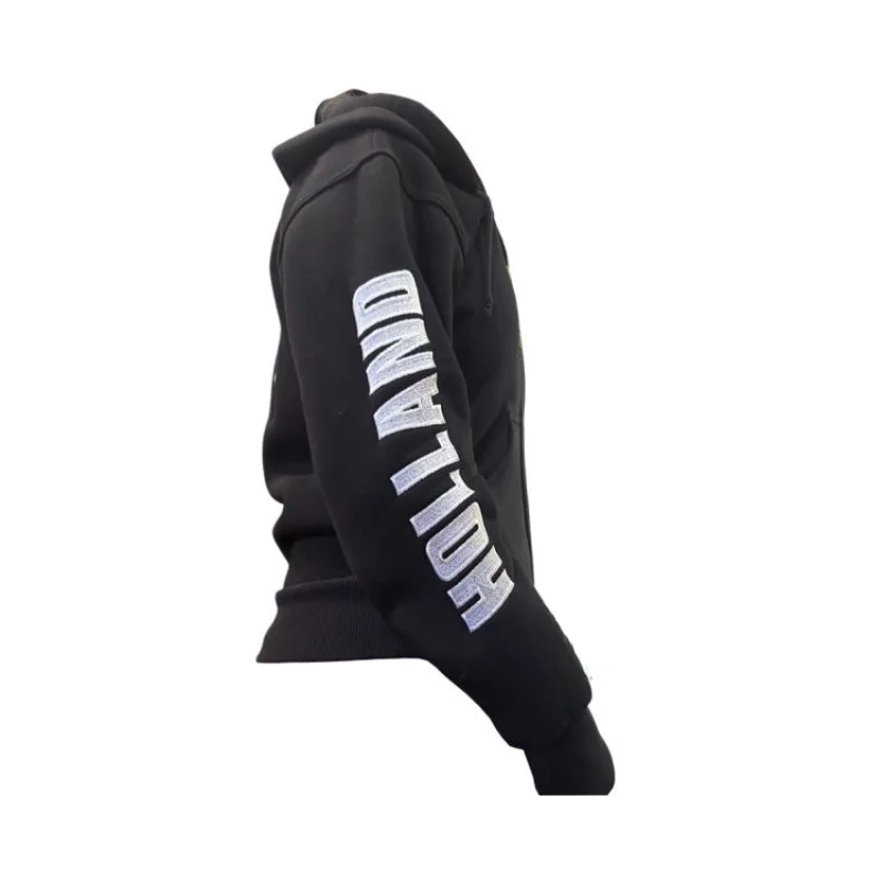 Hoodie-Vest met Geborduurd Logo Holland Style – Zwart | S t/m 3XL - Image 3