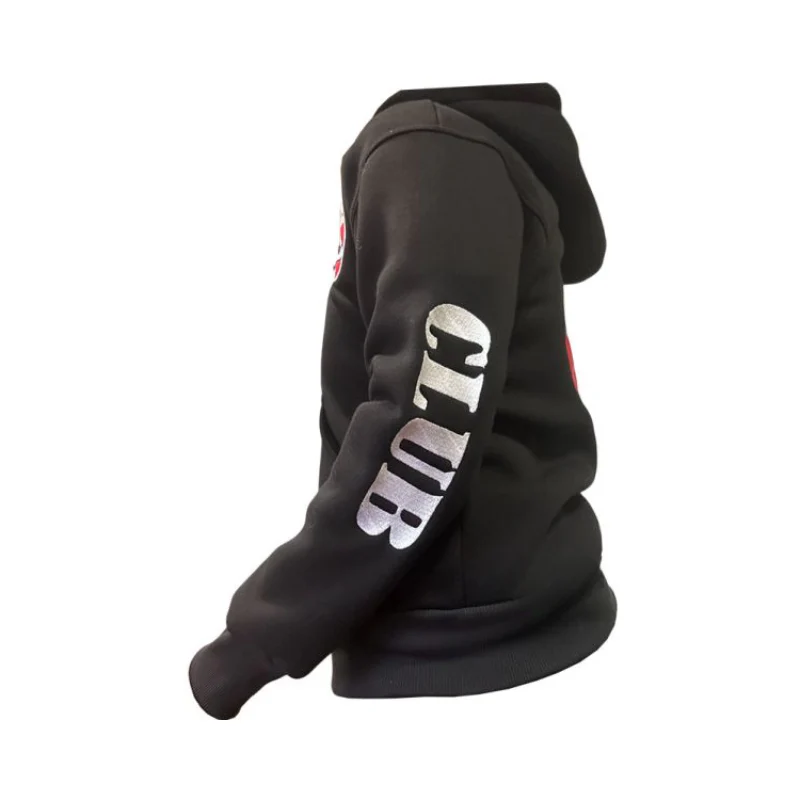 Hoodie-Vest met Geborduurd Logo Nude Bus Club – Zwart | S t/m 3XL - Image 4