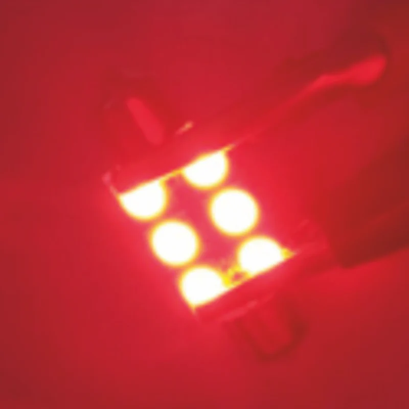 Festoon 6 LED 24V Rood 38mm – C5W LED Interieurverlichting (Set van 2) - Image 2