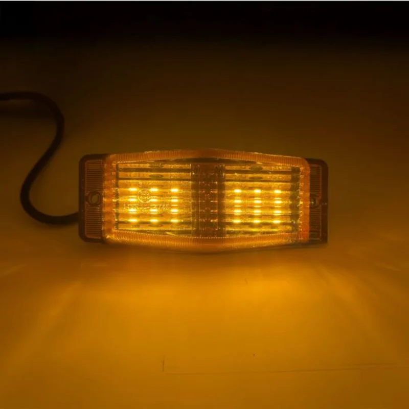 Dubbelbrander LED Oranje 12-24V - Image 2