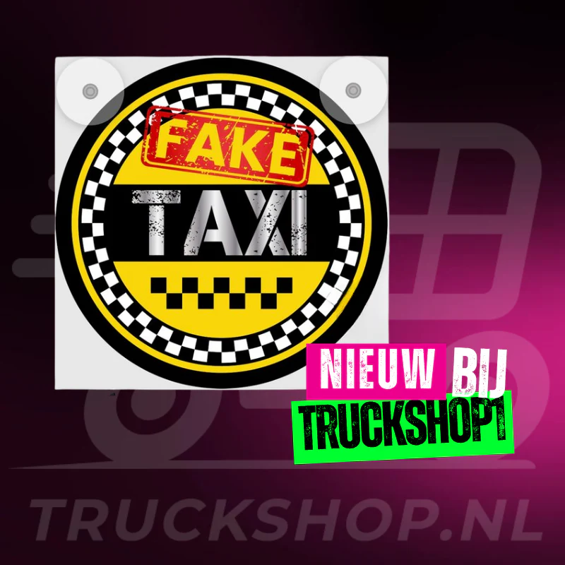 Lichtbakje de Luxe Fake Taxi – 5V USB Cabineverlichting 17x17 cm