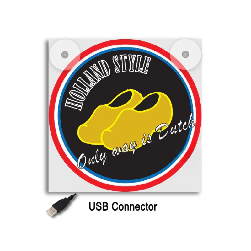 Lichtbakje de Luxe Only Way Is Dutch – 5V USB & USB-C Cabineverlichting 17x17 cm - Image 2