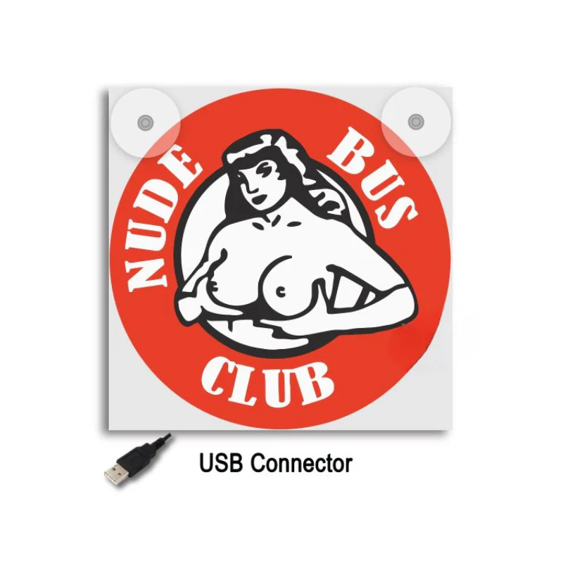 Lichtbakje de Luxe Nude Bus Club โ 5V USB Cabineverlichting 17x17 cm - Image 2