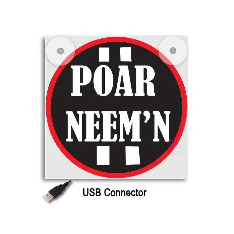 Lichtbakje de Luxe Poar Neem ’n – 5V USB Cabineverlichting 17x17 cm - Image 2