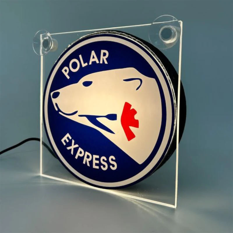 Lichtbakje de Luxe Polar Express (links) – 5V USB & USB-C Cabineverlichting 17x17 cm - Image 3