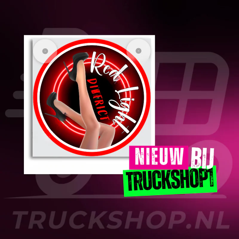 Lichtbakje de Luxe Red Light District – 5V USB & USB-C Cabineverlichting 17x17 cm