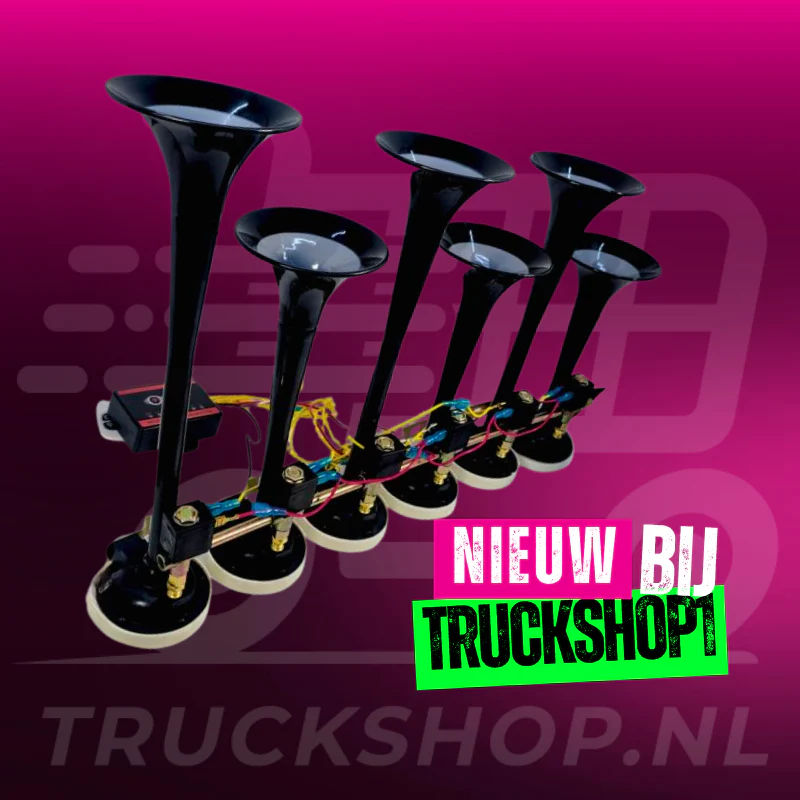Melody Hoorn 24V met Afstandsbediening – 19+ Melodieën voor Vrachtwagens