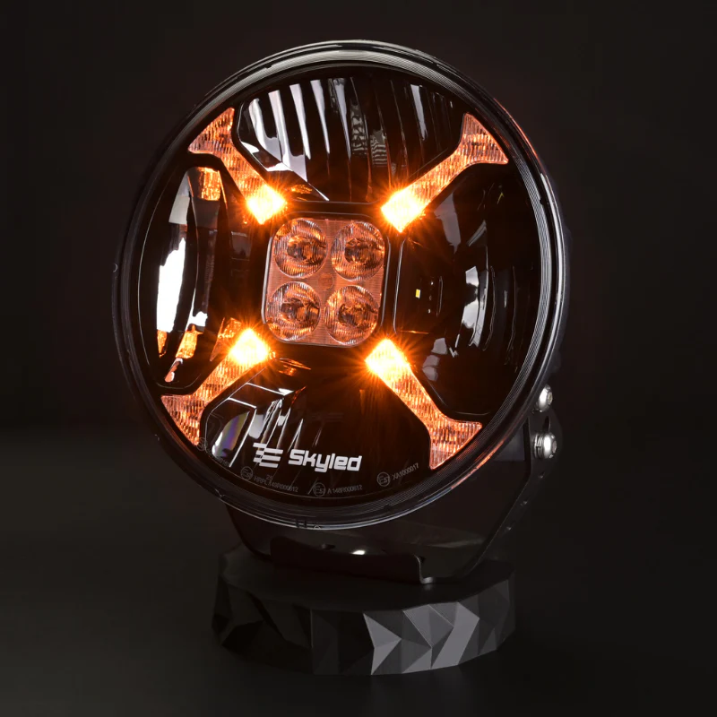 SKYLED Cosmo Flash 9X 9β LED Verstraler 120W β Wit/Oranje + R65 Flitser (12V/24V) - Image 4