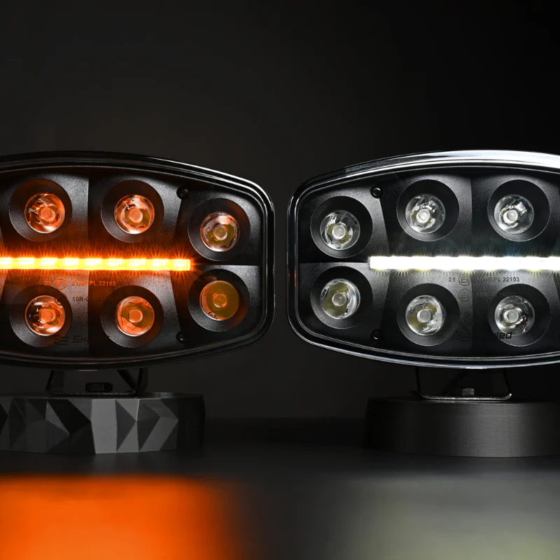 SKYLED Jumbo Octan Black LED Verstraler 80W – Wit/Oranje Positielicht - Image 2