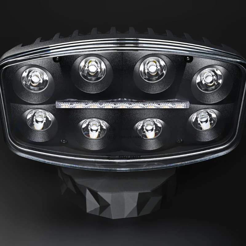 SKYLED Jumbo Octan Black LED Verstraler 80W – Wit/Oranje Positielicht - Image 3