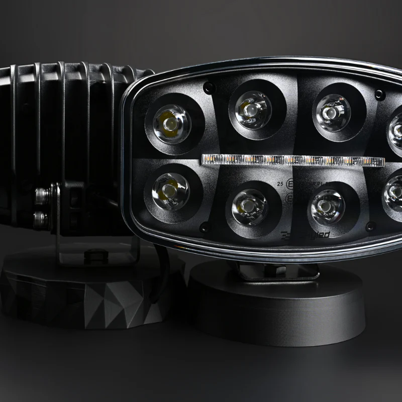 SKYLED Jumbo Octan Black LED Verstraler 80W – Wit/Oranje Positielicht - Image 4