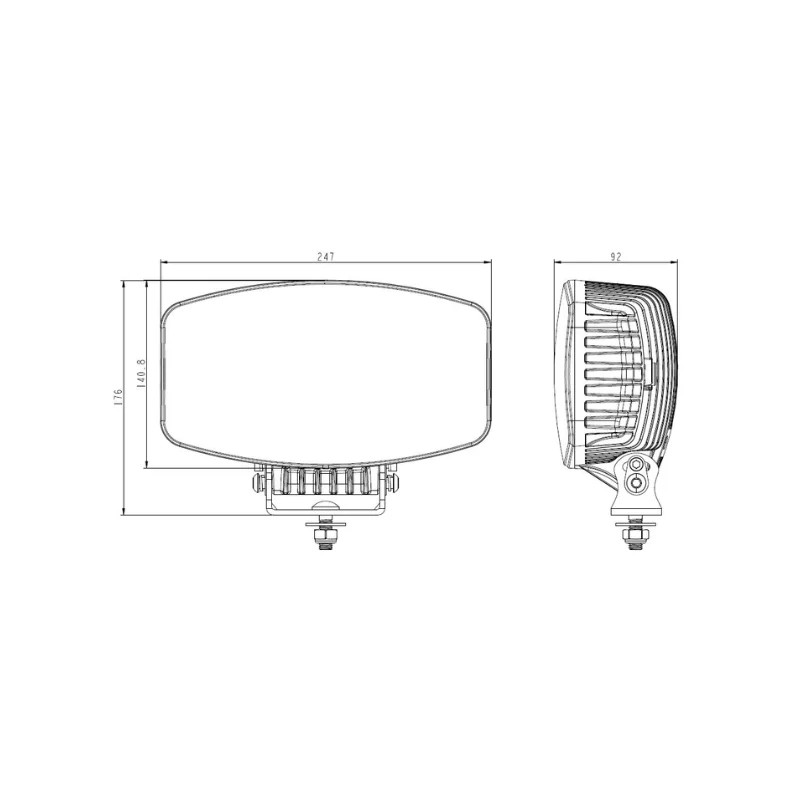 SKYLED Jumbo Oculus 10 inch LED Verstraler 90W – Dual Color Wit/Oranje R112 - Image 6