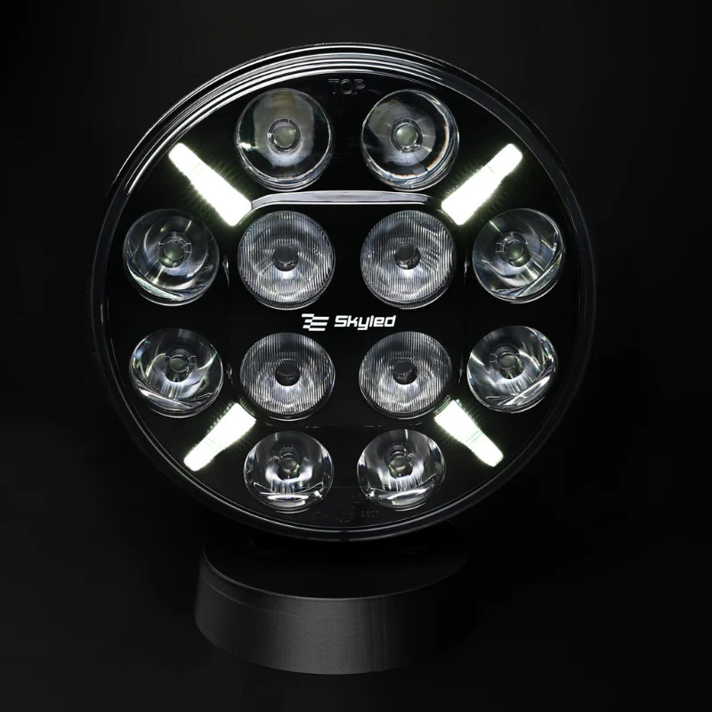 SKYLED Jupiter+ 9X 9 Inch LED Verstraler 120W – Wit/Amber Positielicht - Image 2