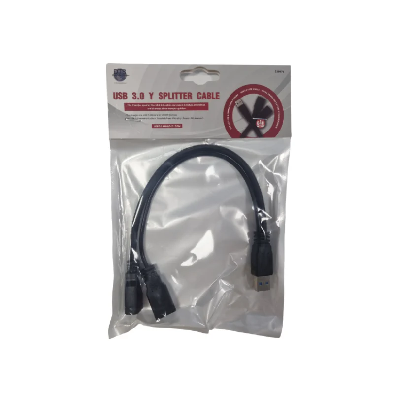 Splitter Kabel USB 3.0 Y – Dubbele USB Adapter Kabel - Image 2