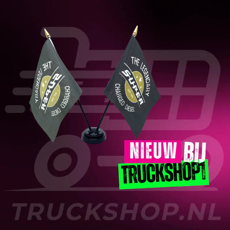 Tafelvlaggen set Legendary Diesel โ Cabine Decoratie met Gouden Details