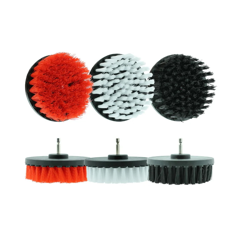 Tapijtborstel Set (3 stuks, 120 mm) – Nylon Carpet Drill Brushes voor Auto & Truck - Image 2