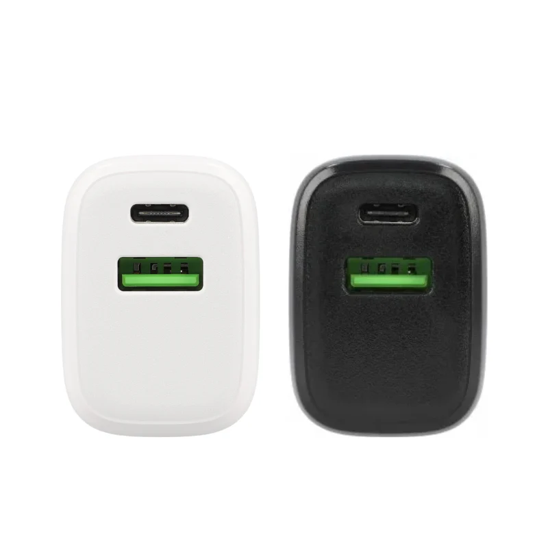 To Go 2 Port PD Charger USB-A + USB-C 20W – Zwart & Wit - Image 2