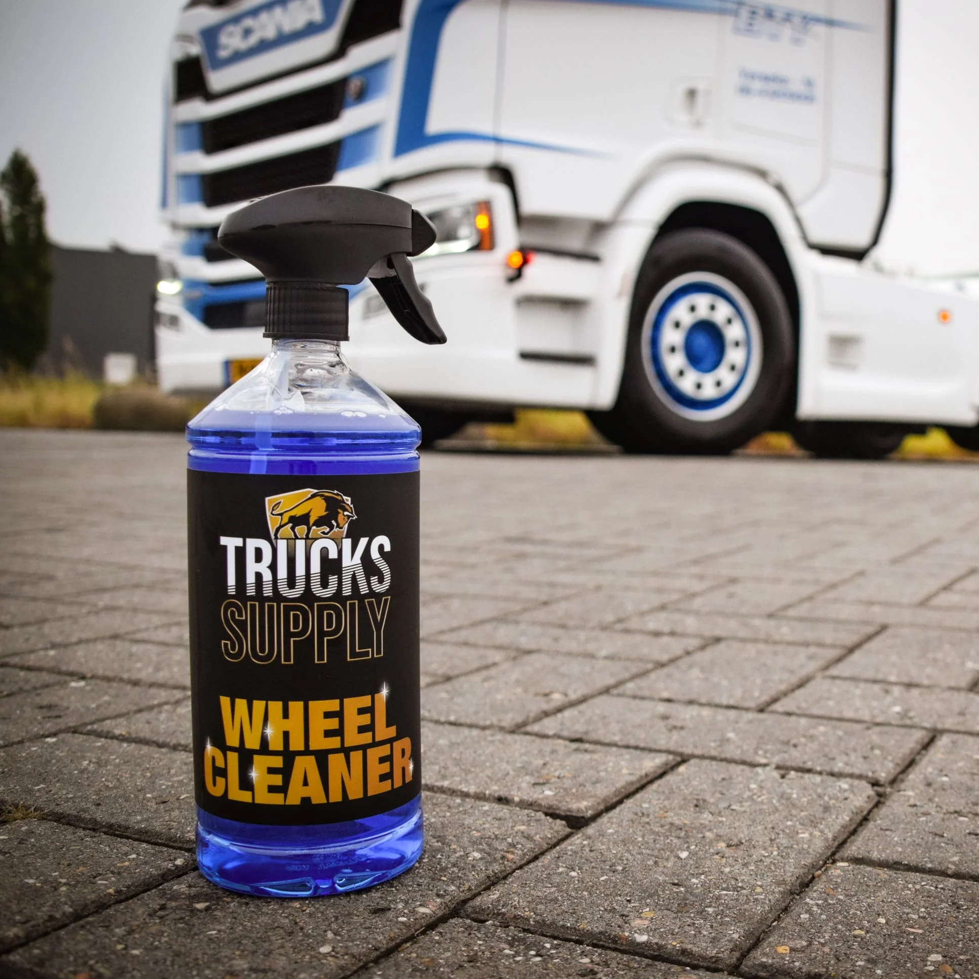 Velgenreiniger Set – Truckssupply Wheel Cleaner + Washandschoen + GL Elemental 380GSM (4-pack) - Image 2