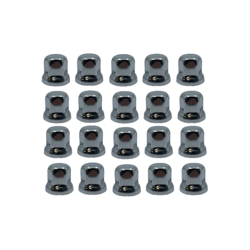 Wielmoerdoppen Vrachtwagen – 32 & 33 mm – Chrome, Zwart, Wit, Grijs & Staal - Image 11