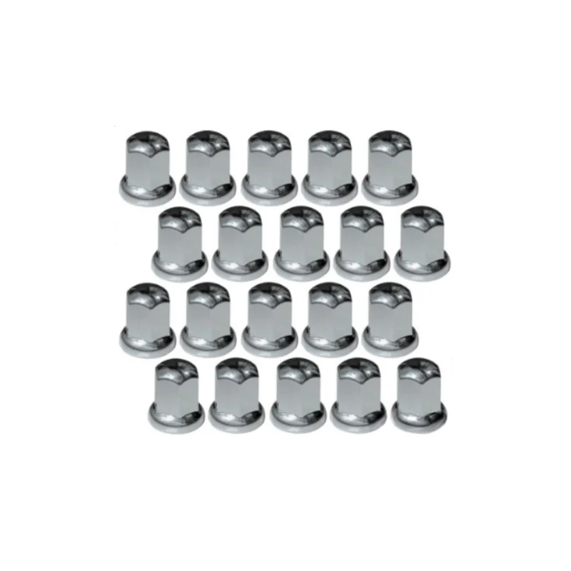 Wielmoerdoppen Vrachtwagen – 32 & 33 mm – Chrome, Zwart, Wit, Grijs & Staal - Image 2