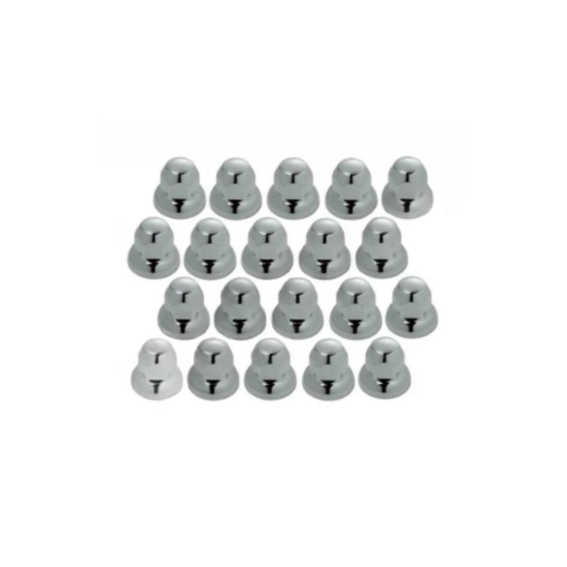 Wielmoerdoppen Vrachtwagen – 32 & 33 mm – Chrome, Zwart, Wit, Grijs & Staal - Image 3